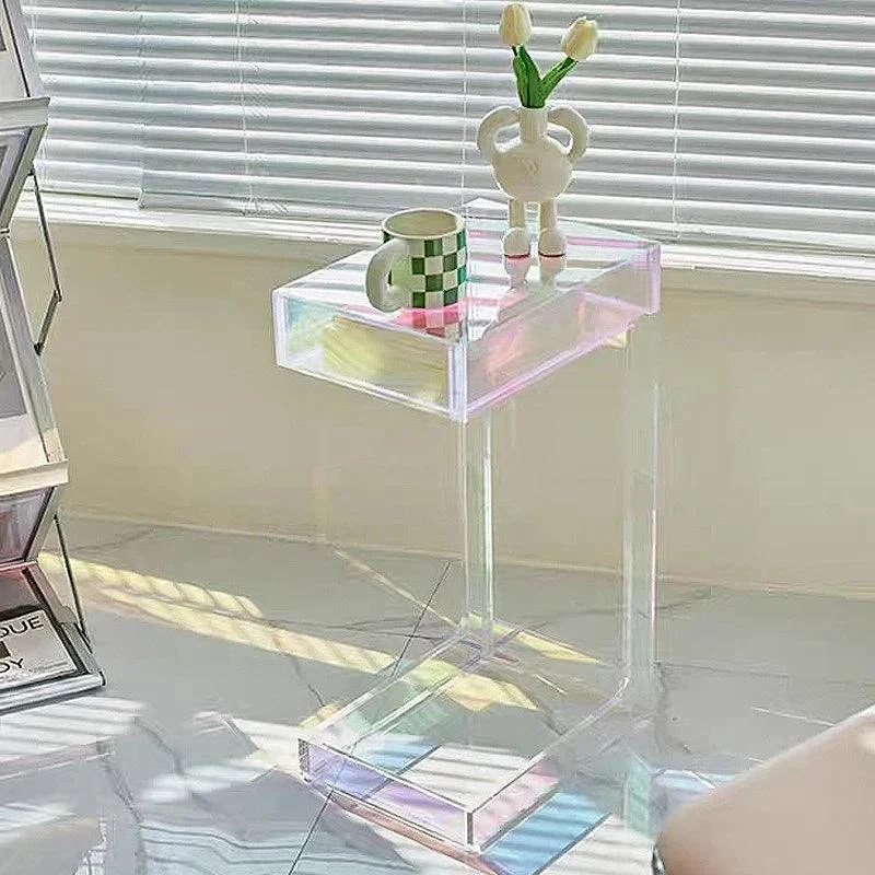 Nordic Designed Acrylic Drawer Side Table -