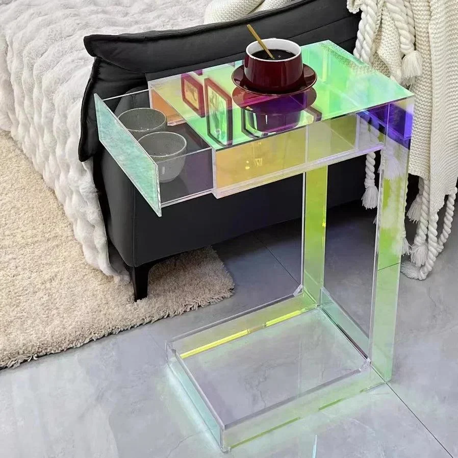 Nordic Designed Acrylic Drawer Side Table -