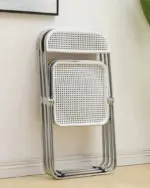 Nordic Designed Foldable Mesh Metal Chair