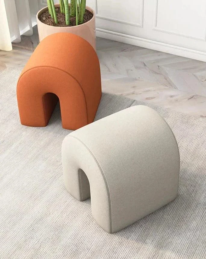 Nordic Designed Minimalist Arch Sofa Stool -