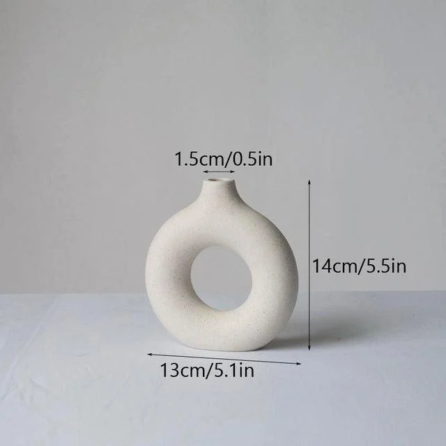 Nordic Donut Vase - 