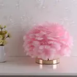 Nordic Feather Retro Table Lamp