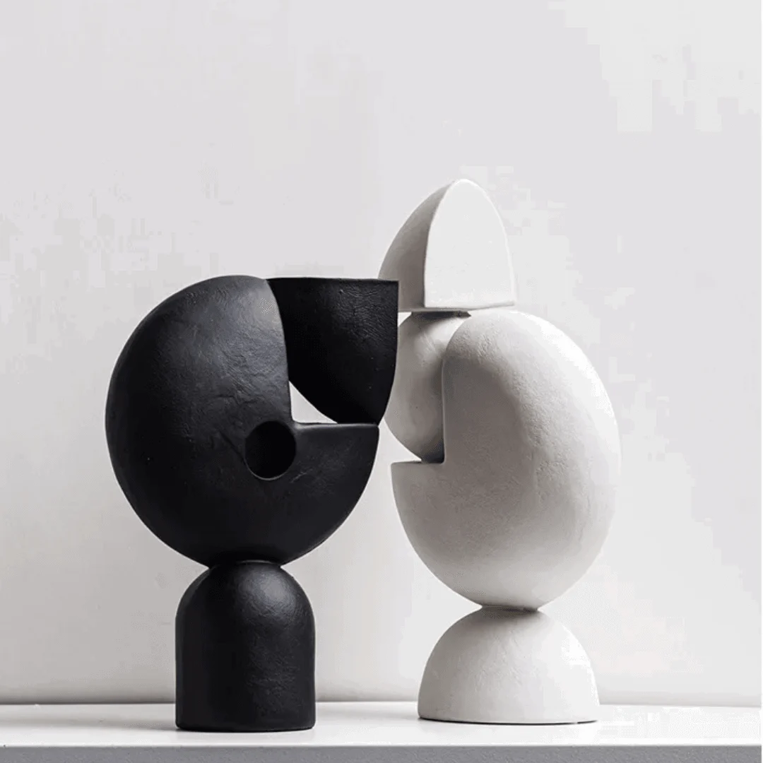 Nordic Geometric Decorative Sculpture -