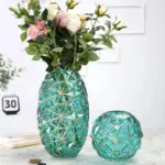 Nordic Geometric Glass Vase