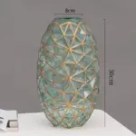 Nordic Geometric Glass Vase