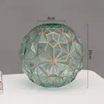 Nordic Geometric Glass Vase