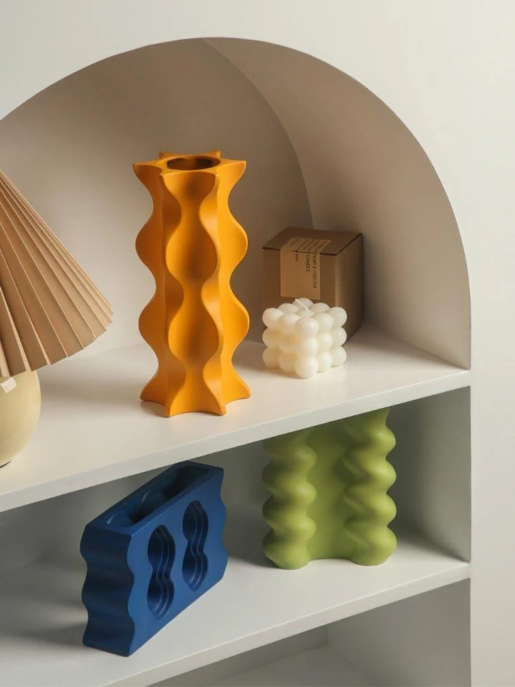 Nordic Geometric Vases -