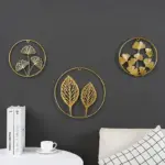 Nordic Ginkgo Leaf Wall Decor Light Luxury Elegance in Gold