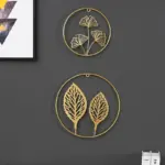 Nordic Ginkgo Leaf Wall Decor Light Luxury Elegance in Gold