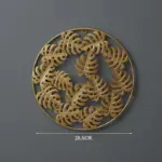 Nordic Ginkgo Leaf Wall Decor Light Luxury Elegance in Gold
