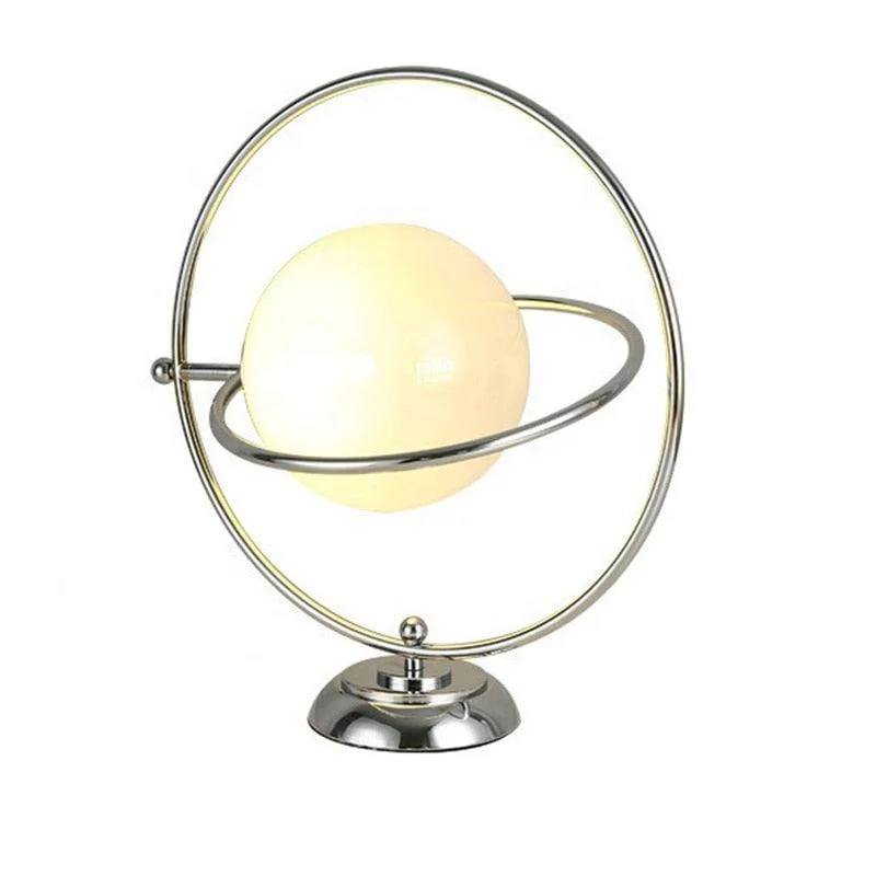 Nordic Glass Ball Universe Lighting Rotating Table Lamp Bedside Decorative -