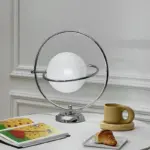 Nordic Glass Ball Universe Lighting Rotating Table Lamp Bedside Decorative