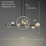 Nordic Glass Bubble Chandelier