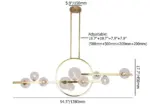 Nordic Glass Bubble Chandelier