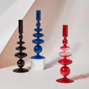 Nordic Glass Candle Holders