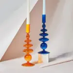 Nordic Glass Candle Holders