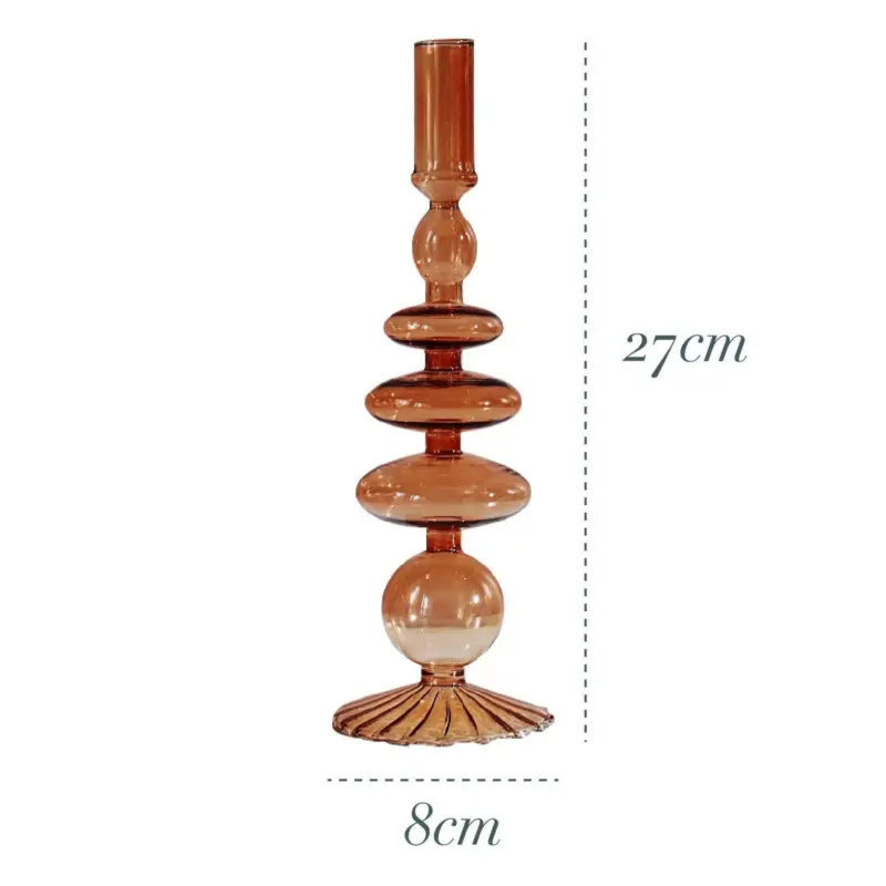 Nordic Glass Candle Holders