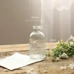 Nordic Glass Elegance Transparent Vase for Stylish Table Decor