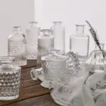 Nordic Glass Elegance Transparent Vase for Stylish Table Decor