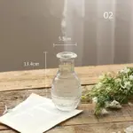 Nordic Glass Elegance Transparent Vase for Stylish Table Decor