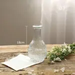 Nordic Glass Elegance Transparent Vase for Stylish Table Decor