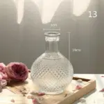 Nordic Glass Elegance Transparent Vase for Stylish Table Decor