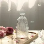 Nordic Glass Elegance Transparent Vase for Stylish Table Decor