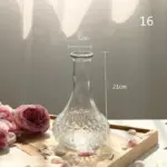 Nordic Glass Elegance Transparent Vase for Stylish Table Decor