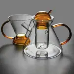 Nordic Glass Teapot Cup