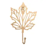 Nordic Gold Leaf Wall Hook Stylish Hanging Storage Rack