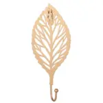 Nordic Gold Leaf Wall Hook Stylish Hanging Storage Rack