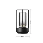 Nordic Gold Silver Industrial Style LED Lighting Table Restaurant Outdoor