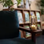 Nordic Gold Silver Industrial Style LED Lighting Table Restaurant Outdoor