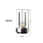 Nordic Gold Silver Industrial Style LED Lighting Table Restaurant Outdoor
