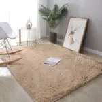 Nordic Grey White Kids Carpet Bedroom Fluffy Rugs Decoration Small Large Living Room