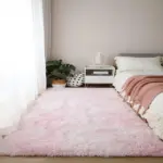 Nordic Grey White Kids Carpet Bedroom Fluffy Rugs Decoration Small Large Living Room