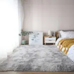 Nordic Grey White Kids Carpet Bedroom Fluffy Rugs Decoration Small Large Living Room