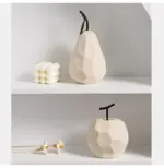 Nordic_Hand-Crafted_Off_White_Ceramic_Apple_and_Pear_-_-4354561 Nordic Hand Crafted Off White Ceramic Apple and Pear