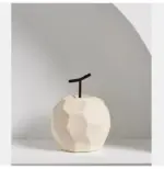 Nordic_Hand-Crafted_Off_White_Ceramic_Apple_and_Pear_-_-4354567 Nordic Hand Crafted Off White Ceramic Apple and Pear