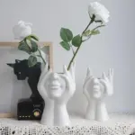 Nordic Head Flower Vase