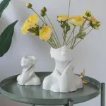 Nordic Head Flower Vase