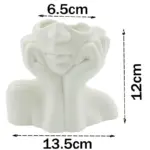 Nordic Head Flower Vase