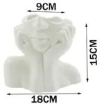 Nordic Head Flower Vase