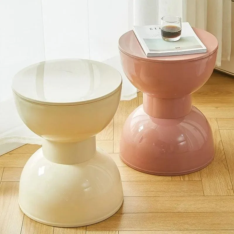 Nordic Hourglass Shape Stool Side Table -