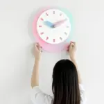 Nordic Irregular Silent Wall Clock for Study Room
