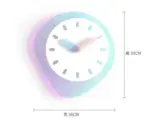 Nordic Irregular Silent Wall Clock for Study Room