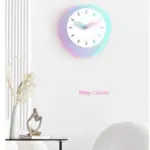 Nordic Irregular Silent Wall Clock for Study Room