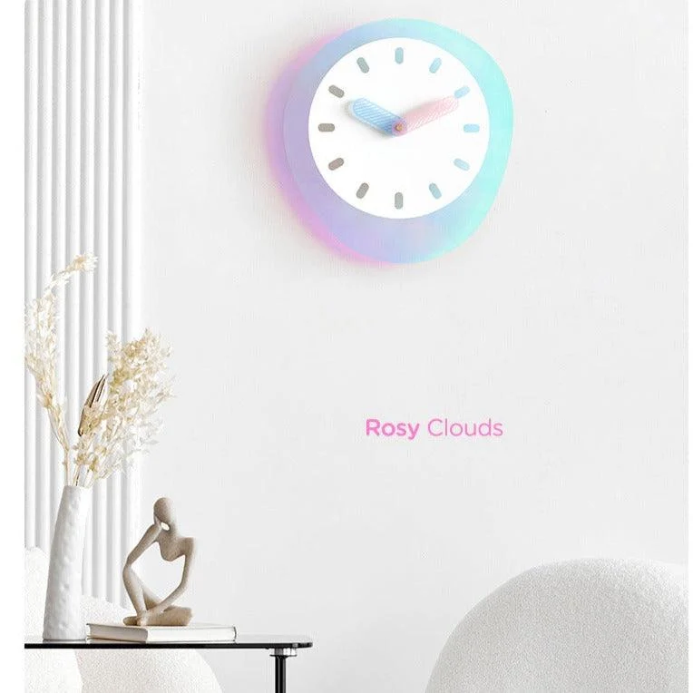 Nordic Irregular Silent Wall Clock for Study Room -
