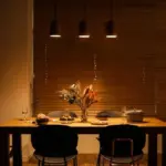 Nordic Japanese Wood Chandelier Lighting Kitchen Bedroom