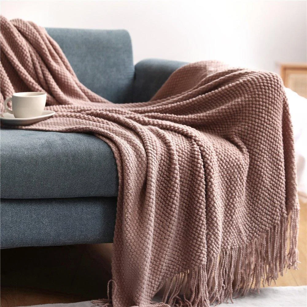 Nordic Knitted Blanket -